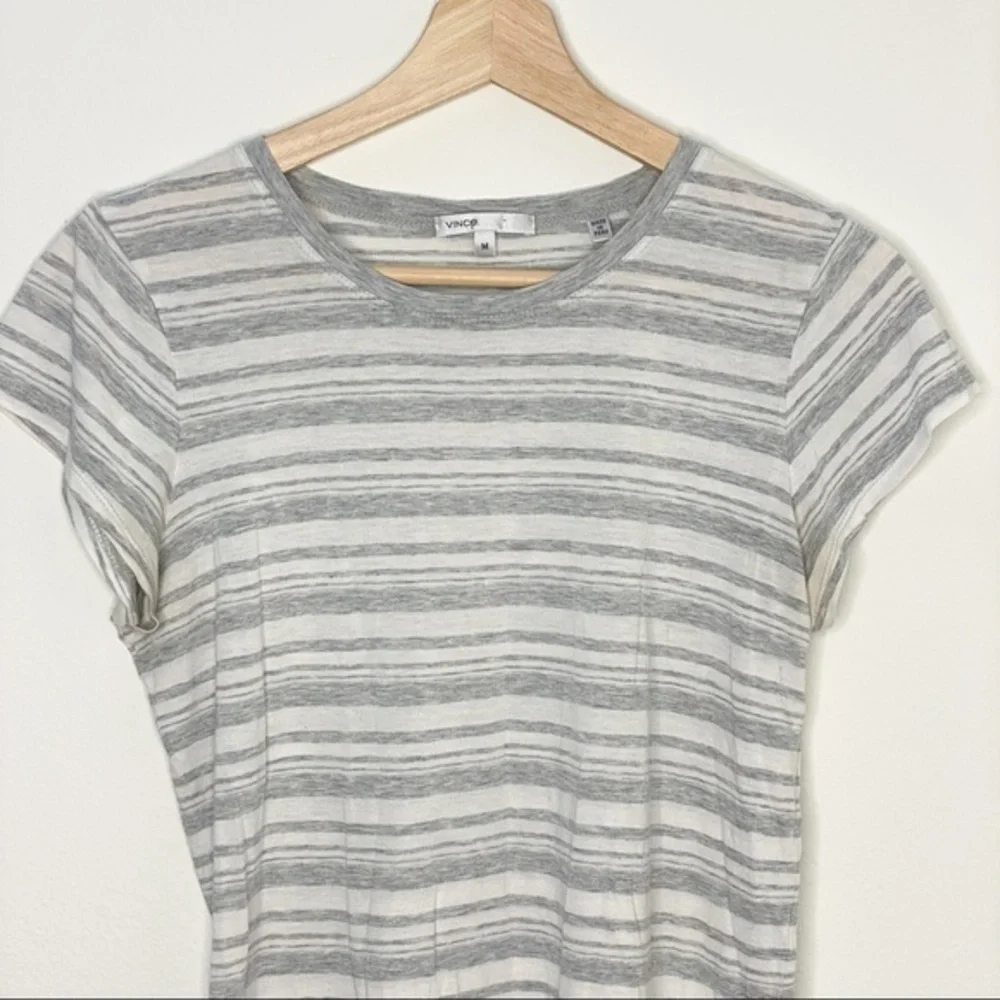 Vince stripes short sleeves top